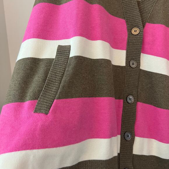 NEW We The Free Free People Striped Cardigan Sweater Medium - Picture 8 of 8